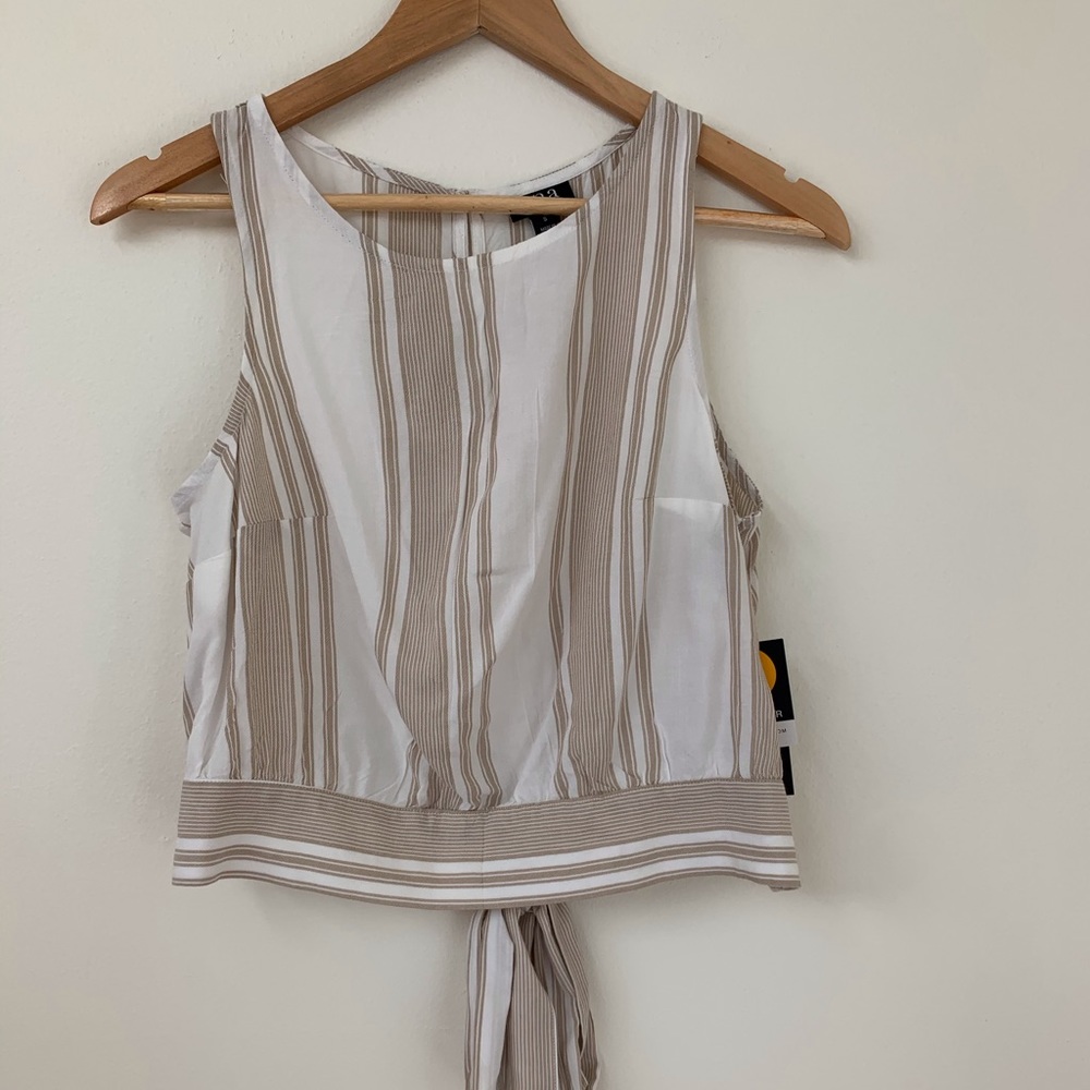 Ana | NWT Crop Tie Waist Tank Top Small - Picture 3 of 7